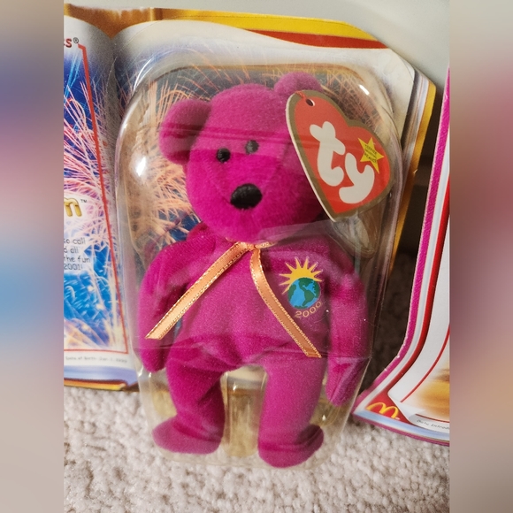 NWT: Ty McDonald's Teenie Beanie Babies 2000 MILLENNIUM & THE END Retired - Picture 5 of 6